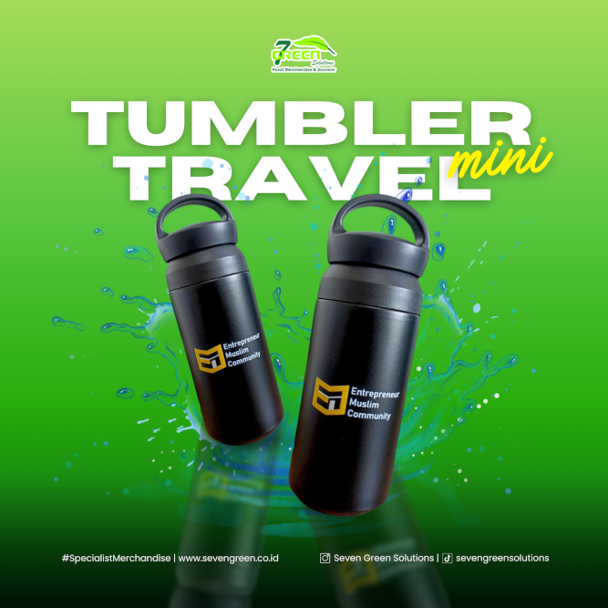 jasa pembuatan merchandise custom Tumbler Travel Mini